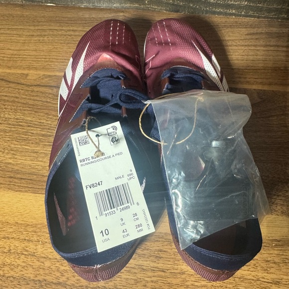 Reebok RBTC Racer 1 Shoes, FV8247 Men’s sz10 Blue Cadet/Merlot/White. - Picture 5 of 9